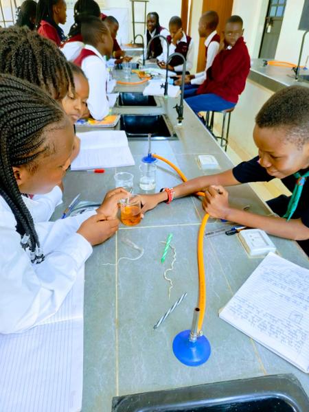 Hekima School Science Lab