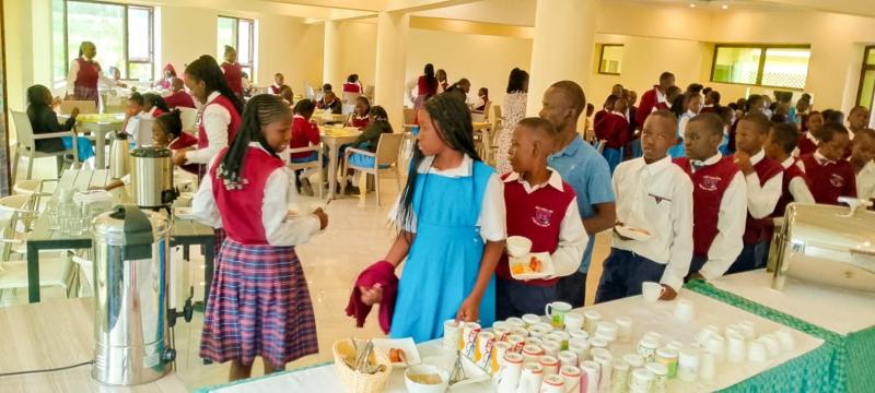 Hekima School lunch hour