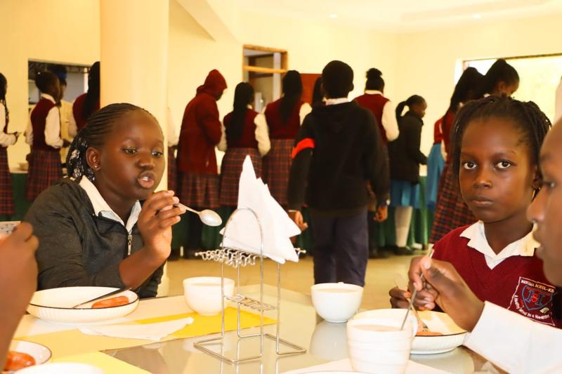 Hekima School lunch our